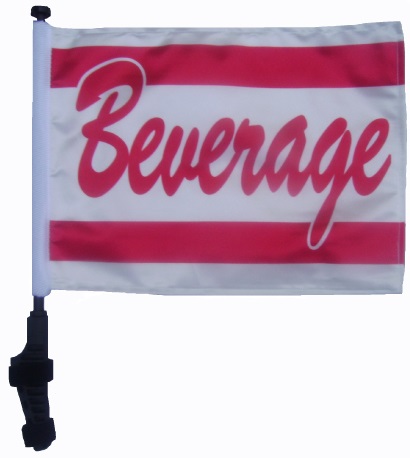 Beverage Golf Cart Flag