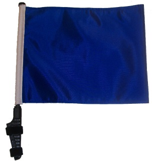 Blue Golf Cart Flag
