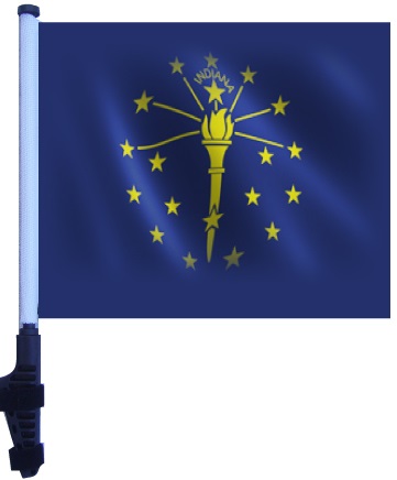 Indiana Golf Cart Flag