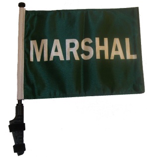 Marshal Golf Cart Flag