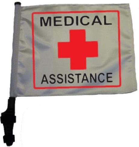 Medical Assistant Golf Cart Flag