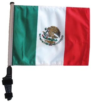 Mexico Golf Cart Flag