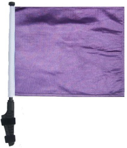 Purple Golf Cart Flag