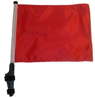 Red Golf Cart Flag