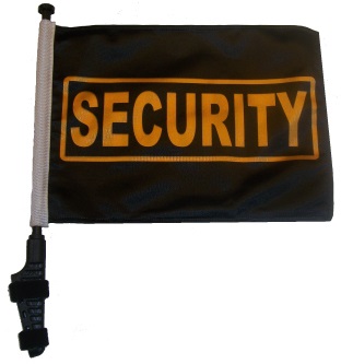 Security Golf Cart Flag