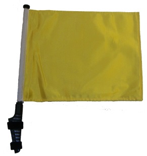 Yellow Golf Cart Flag